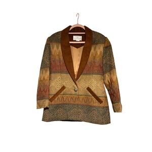 [Vintage] Longhorn by Niver Western Wear Southwest Western Blazer - Size XS